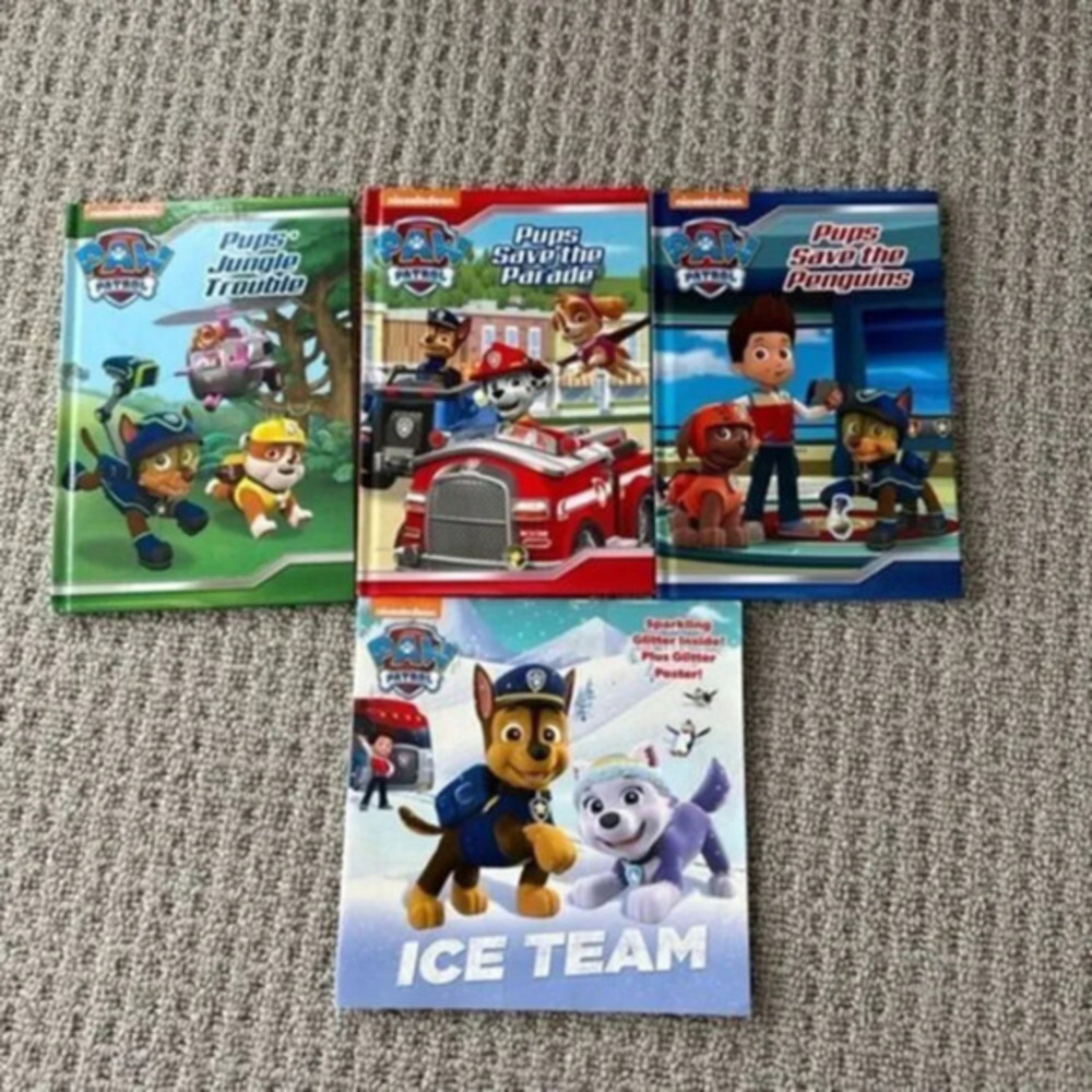 Lot of 4 Paw Patrol books